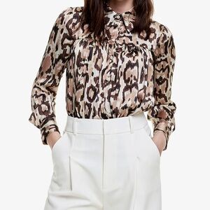 Leopard Print Women's Top